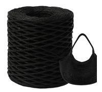 Fil De Raphia Naturel, Fil De Raphia À Crocheter, Ruban De Papier Raphia, 150m Rafia Naturel Bobine, Ficelle de Raphia pour emballage cadeau, sac de plage, projet d'artisanat, jouet et décoratio