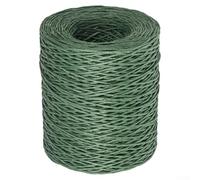 Fil de raphia naturel tissé à la main pour projets personnalisés - 210 m - Vert