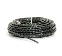 Fil de rechange professionnel pour débroussailleuse de jardin, 2,4 mm de diamètre, très résistant, 15 m de long