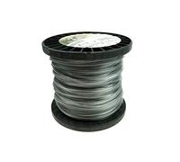 Fil de rechange renforcé pour débroussailleuse professionnelle - 100 m - À 5 pans - Épaisseur : 2 mm - Convient pour une tête de fil ZRG