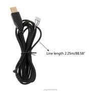 Fil De Remplacement Pour Razer Naga 2014 Mouse Ja06 20 Livraison Directe, Câble Usb En Nylon Tressé Durable Plaqué Or