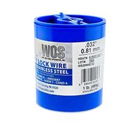 Fil de sécurité, acier inoxydable T302/304, NASM20995, MS20995C, ASTM A580 Cond A, AMS5697, 0,81 mm (0,032 po), boîte distributrice de 0,45 kg, environ 110 m