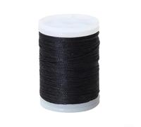 Fil de service pour corde d'arc, rouleau de 120 m, film de protection, ligne solide, finition soignée (noir)
