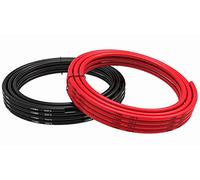 Fil de silicone de calibre 12 TUOFENG 10 mètres [5 m en noir et 5 m en rouge] Un câble électrique de calibre 12 AWG raccordé par câble