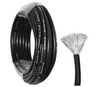 Fil de silicone haute température 18 AWG, fil blindé flexible pour applications audio, câble en silicone ultra doux, 5 m pour un usage quotidien