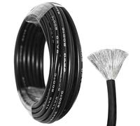 Fil de silicone haute température 22 AWG, fil blindé flexible pour applications audio, câble en silicone ultra doux, 5 m pour un usage quotidien