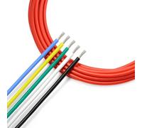 Fil De Silicone UL 3239, Haute Température 200 °C, Câble Électrique Flexible En Cuivre Étamé, 26 AWG À 16 AWG, Résistant À La Chaleur, For L'automobile, Les Appareils(25ft,18AWG)