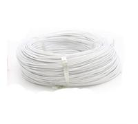 Fil de Silicone Ultra doux résistant à la chaleur 5 mètres-extension câble en cuivre Flexible haute température 10AWG 18AWG(White,14AWG)
