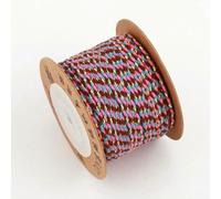 Fil de Soie doré coloré Tendance 10 mètres 2 mm pour la Conception de Bijoux, Colliers d'amitié, Bracelets, Fournitures de Fabrication Artisanale