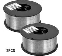 Fil de soudage à âme fourrée en aluminium de 0,8 mm, fil de soudage MIG sans gaz pour un arc stable et des soudures propres.