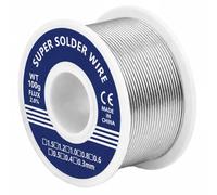 Fil de Soudure 1mm 100g, Fil Étain à Souder avec Noyau de Colophane et Flux, Bobine d’Étain à Souder, Etain a Souder Electronique pour Soudure Électrique et Réparation de Composants Électroniques