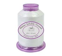 Fil de soudure soluble dans l'eau : câble dissolvant de 300 m, bobine d'artisanat fiable, fibre de douce, fourniture polyvalente | Art en tissu de broderie pour projets de loisirs