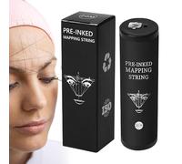Fil de sourcils - Stron de mesure des sourcils - Filetage de corde de beauté 20m, Mapping Black Ink Brows Point Tool pour les salons de maison