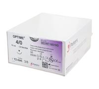 Fil de suture. sutures chirurgicales stériles Optime - 1.5 D - 4/0 COM - 3/8 - 13 mm - 75 cm