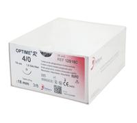 Fil de suture. sutures chirurgicales stériles Optime R - 1.5 D - 4/0 COM - 3/8 KL - 18 mm - 75 cm