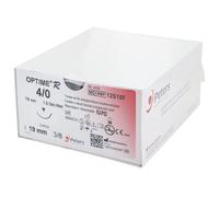 Fil de suture. sutures chirurgicales stériles Optime R - 1.5 D - 4/0 COM - 3/8 T - 19 mm - 75 cm