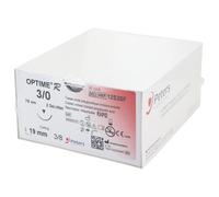 Fil de suture. sutures chirurgicales stériles Optime R - 2 D - 3/0 COM - 3/8 T - 19 mm - 75 cm