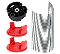 Fil de taille Bosch F016800431, remplacement pour débroussailleuse AFS 23-37, 37 cm x 3,5 mm, avec couvercle de bobine F016F04841 et tête de coupe F016F04839 (43 pièces)