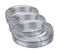 Fil de Tension Acier Galvanisé 2.7mm x 100m - Pour Fixation de clôtures, grillages, treillage et usages extérieurs (Lot de 3)