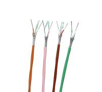 Fil de Thermocouple de Type KTNS, 1/5/10M, 2 noyaux, ligne blindée isolante en PTFE, câble de Compensation de mesure à haute température (Color : S type, Size : 1 meter)