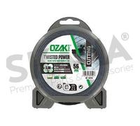 Fil nylon hélicoïdal OZAKI TWISTED POWER SILENT LINE, Ø: 3,0mm, L: 56m