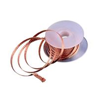 Fil de tresse à dessouder en cuivre, mèche à souder, 1.0-4.0mm x 1.5-3.0M(1.5mm*3.0Meters)