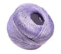 Fil de Tricot Soie-Coton 100g, Fil avec Paillettes, Absorbant la Transpiration, Résistant à la Chaleur, Doux pour la Peau, Idéal pour Vêtements, Accessoires de Tricot et Crochet (Type 12)
