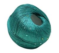 Fil de Tricot Soie-Coton 100g, Fil avec Paillettes, Absorbant la Transpiration, Résistant à la Chaleur, Doux pour la Peau, Idéal pour Vêtements, Accessoires de Tricot et Crochet (Type 13)