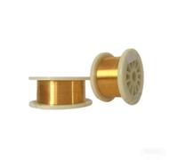 Fil De Tungstène Plaqué or, Diamètre 0,02-0,2 Mm, Longueur 1 M/rouleau, Résistance Aux Températures Élevées, Décoration DIY Faite À La Main (Dia 0.1mm)