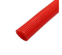 Fil de tuyau ondulé isolé en PP, ouvert, manchon protection plastique for , flexibilité 11.6mm 15.8mm 21.2mm 25mm 34.5mm(Red,AD 18.5 x ID 14.3mm)