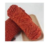 Fil de velours doux Chenille 95g, mélange laine à tricoter, Crochet, écharpe, manteau, couverture et chapeau faits la main(Dark Grey)