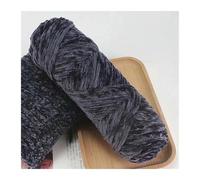 Fil de velours doux Chenille 95g, mélange laine à tricoter, Crochet, écharpe, manteau, couverture et chapeau faits la main Pour Sac, Panier, Bricolage, Couverture(Lake Blue)