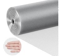 Fil de volière - Grillage 915 mm x 15,24 m - Acier 23 Gauge - Grillage robuste pour enclos d'animaux et clôture de jardin