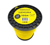 Nemura Fil Débroussailleuse Carré Ø: 3,30mm, L: 200m - Compatible avec d'autres Marques - Haute durabilité - Qualité Professionnelle - Marque Française