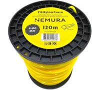 Fil Débroussailleuse Carré - NEMURA - L: 120m, Ø: 4,00mm - Haute durabilité - Qualité professionnelle