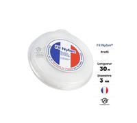 Fil débroussailleuse - MATIJARDIN - 3mm x 30m - Nylon - Blanc - Résistant à l'abrasion