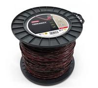 Fil débroussailleuse - OREGON - Terramax - Ovale torsade - 3 mm - 220 m - Rouge/noir