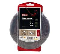 Fil débroussailleuse Ovale torsade Terramax Rouge/noir ø3 mm/44m Oregon 636778 Coupe facilement la végétation dense et robuste sur