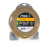 STIGA STIGA FIL DE COUPE TIGER ROND BI-MATIÈRE, Ø 2,4 MM, 87 M - COEXTRUDÉ, RÉSISTANT - POUR COUPE-BORDURES ET DÉBROUSSAILLEUSES