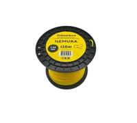 Fil Débroussailleuse Rond L: 120m, Ø: 3,00mm - Haute durabilité - Qualité professionnelle - NEMURA