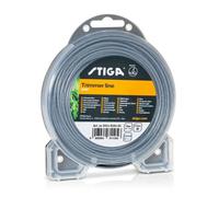 Stiga SP66 Fil De Coupe, Nylon, Rond avec des Rainures, Diamètre De 2mm, 15m De Longueur