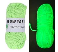 Fil d'échappement brillant - fil au crochet doux lumineux, absorbe les rayons et s'éclaircit la nuit, sueur respirante - évasion pour les vêtements et accessoires de bébé, durable (type 2)