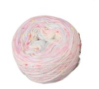 Fil d'écharpe de Couple 145g, couleur dégradé pois, longue teinture tissée à la main, boule chapeau mode for hommes et femmes(Color-02)