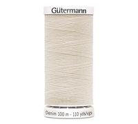 Gutermann Fil Denim 700160-3130, crème 100 m