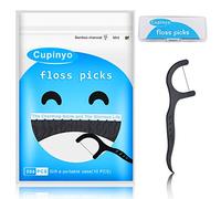 Fil Dentaire 200PCS, Soie Dentaire Menthe, Fil Dentaire Avec Manche, Cure Dent, Floss Dentaire, Pour Les Soins Bucco-Dentaires, Le Nettoyage Des Dents, Une Boîte Portable Est Offerte En Cadeau