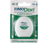 Fil Dentaire 50 M - Classique Ciré, Idéal Pour Tous Les Espaces Entre Les Dents