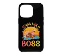 Fil Dentaire de Thanksgiving comme Un Patron de Dinde, pèlerin, Automne Coque pour iPhone 13 Pro