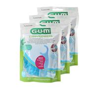 Gum Easy Flossers Forcel Lot de 30 fils dentaires avec porte-fil