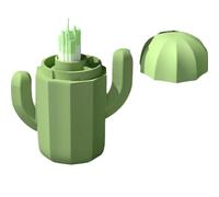 Fil Dentaire Nettoyant Pour Piercing D'Oreille Fil Nettoyant For Perçage Des Oreilles, Avec Étui De Rangement Cactus, Ficelle Jetable For Nettoyer Les Trous D'oreille(Green,240 pieces)