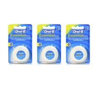 Fil dentaire non ciré Oral-B Essential Floss - paquet de 3